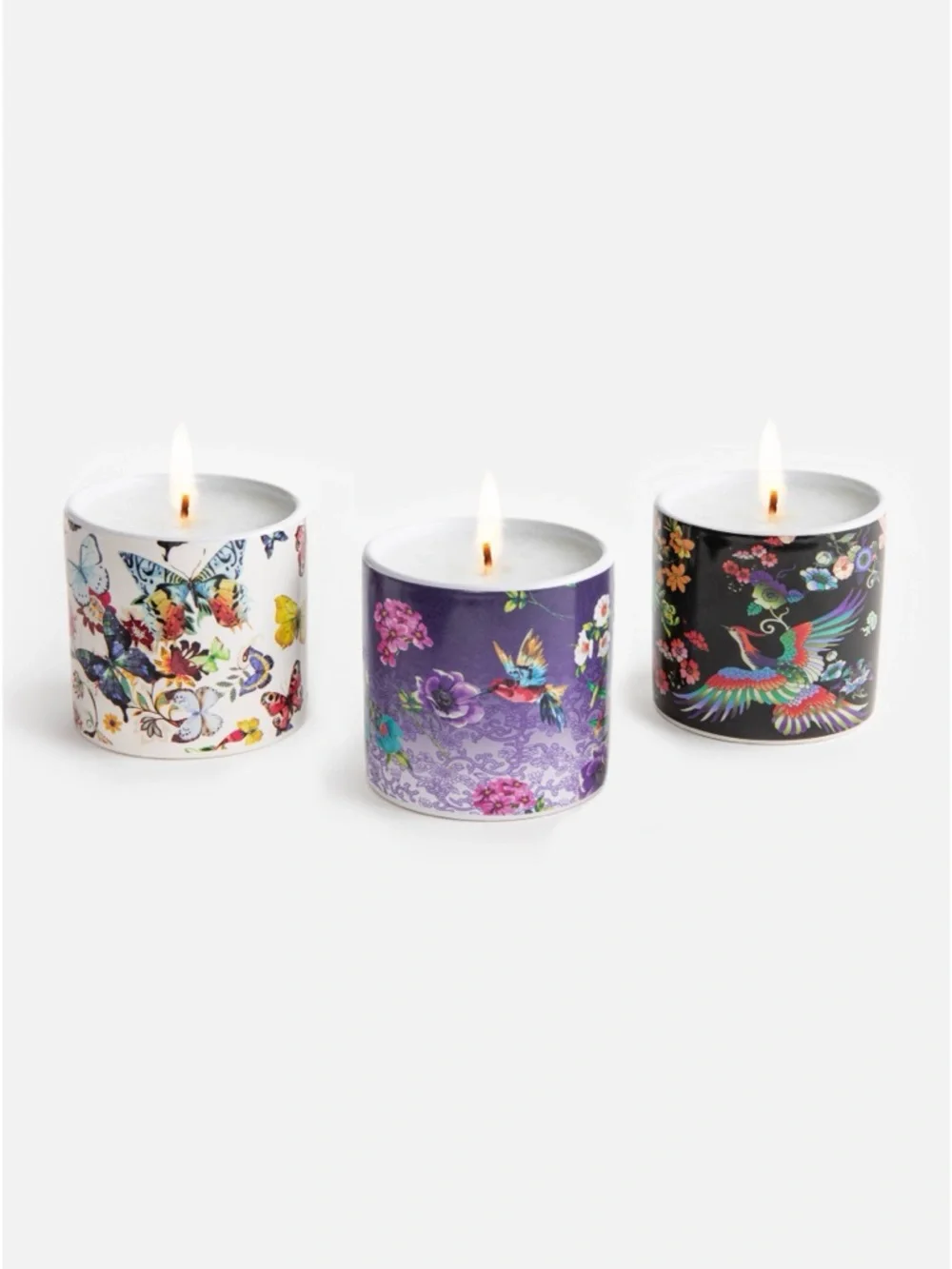 JOHNNY WAS FINE SET OF 3 VOTIVE CANDLES Love 87, Malibu Rose, and Desert Night